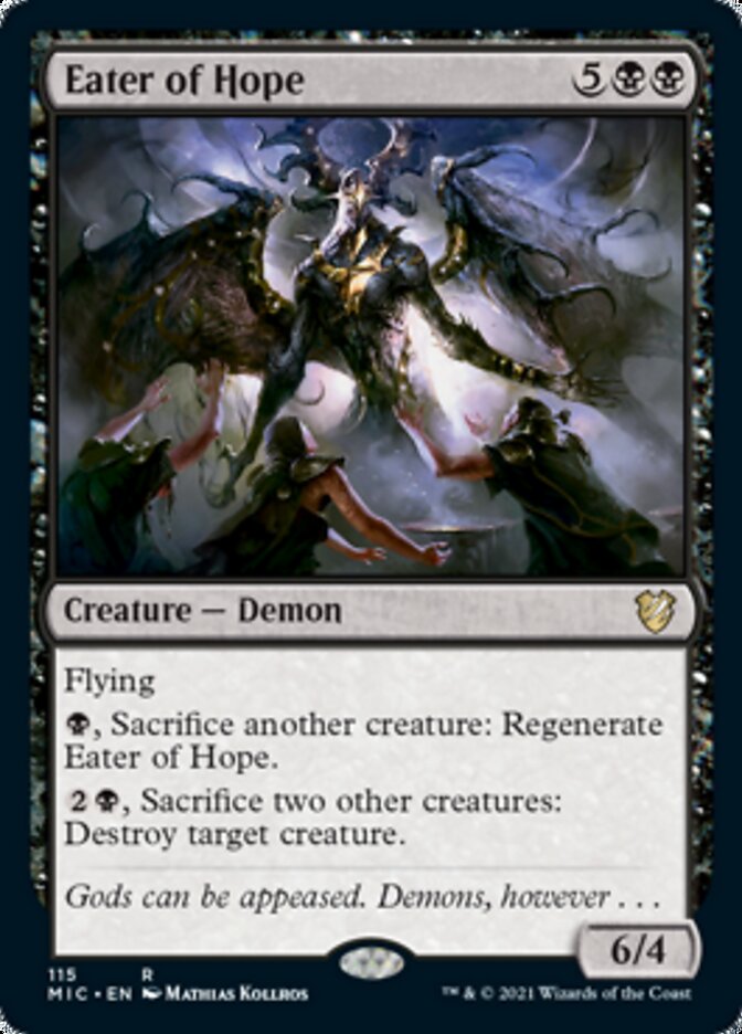 Eater of Hope [Innistrad: Midnight Hunt Commander] Magic: The Gathering