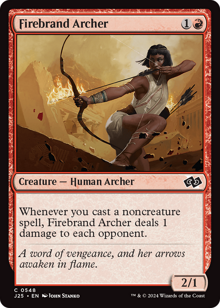 Firebrand Archer [Foundations Jumpstart] Magic: The Gathering