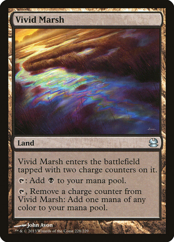 Vivid Marsh [Modern Masters] Magic: The Gathering