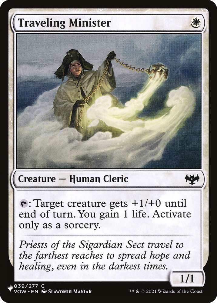 Traveling Minister [The List] Magic: The Gathering
