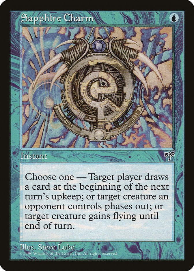 Sapphire Charm [Mirage] Magic: The Gathering
