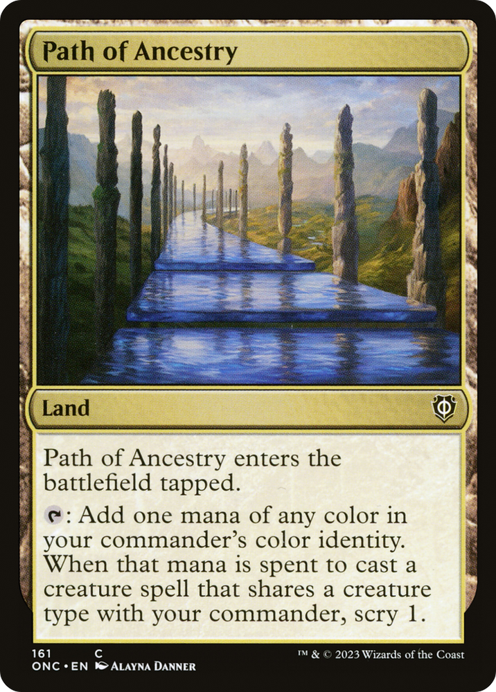 Path of Ancestry [Phyrexia: All Will Be One Commander] Magic: The Gathering