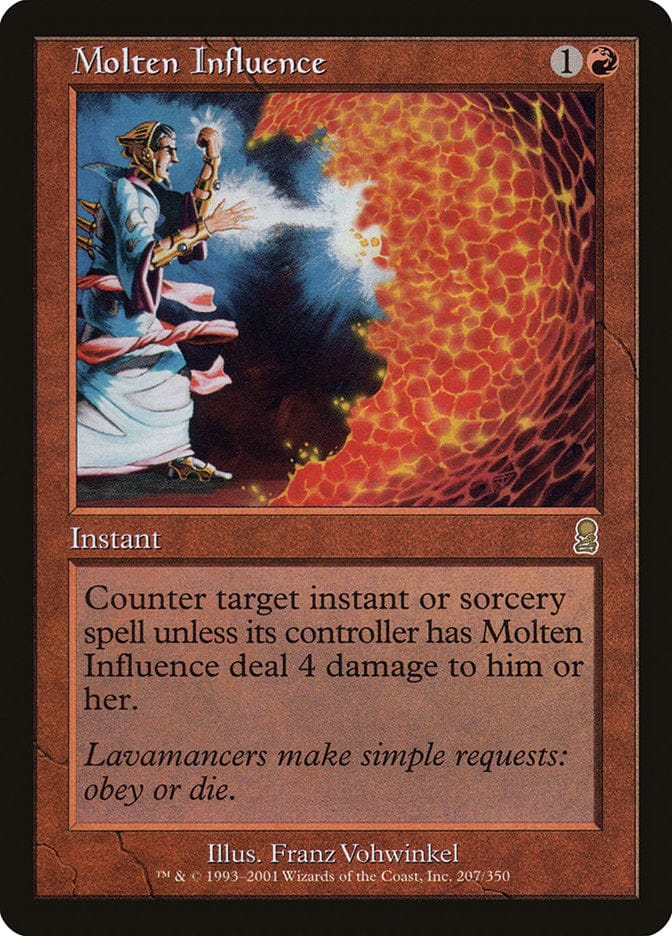 Molten Influence [Odyssey] Magic: The Gathering