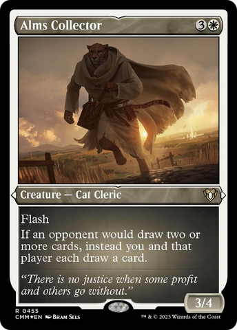 Alms Collector (Foil Etched) [Commander Masters] Magic: The Gathering