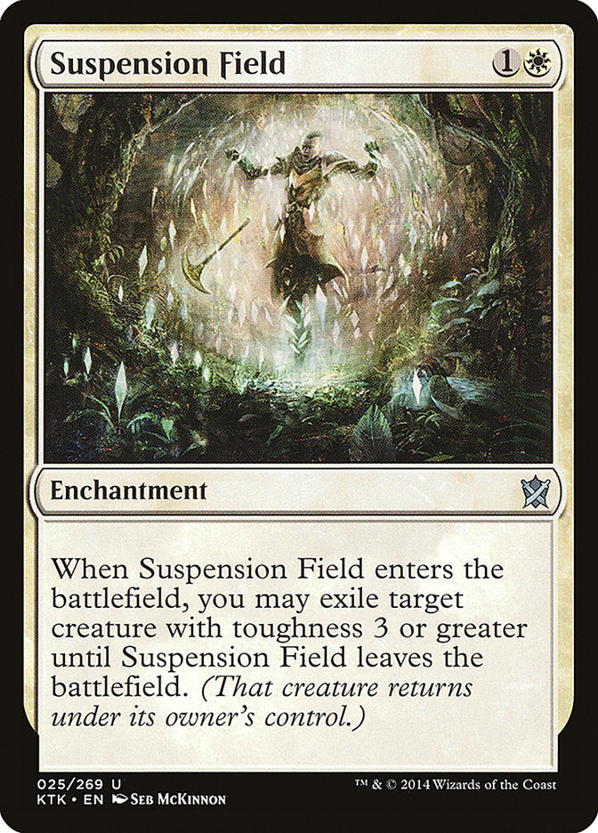 Suspension Field [Khans of Tarkir] Magic: The Gathering