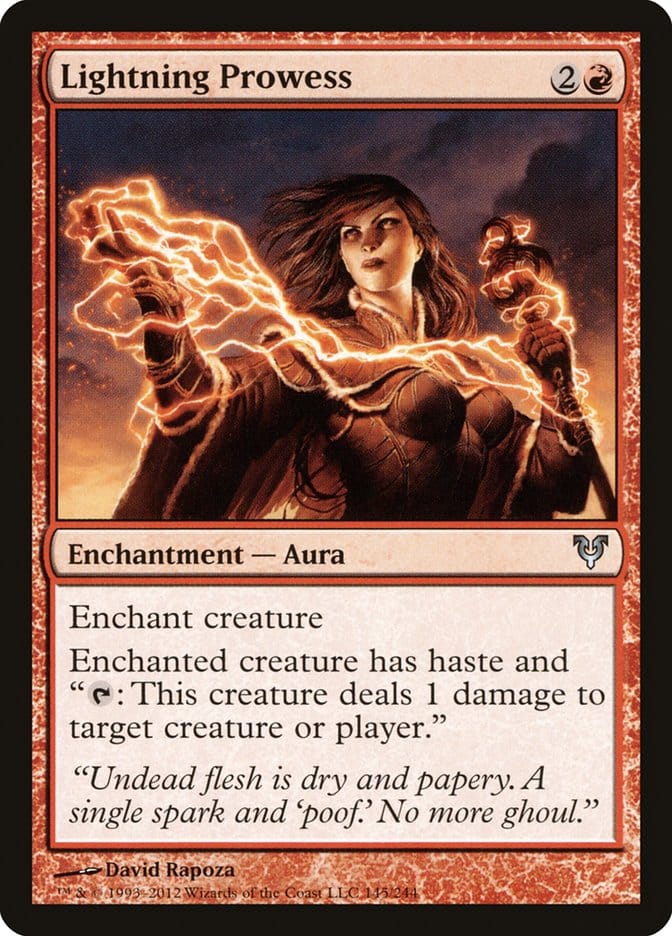 Lightning Prowess [Avacyn Restored] Magic: The Gathering