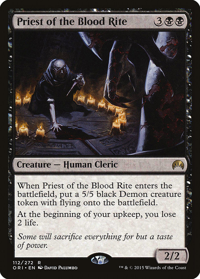 Priest of the Blood Rite [Magic Origins] Magic: The Gathering