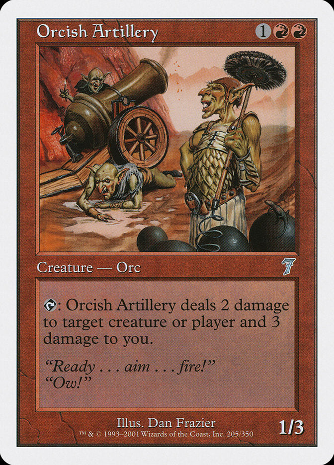 Orcish Artillery [Seventh Edition] Magic: The Gathering