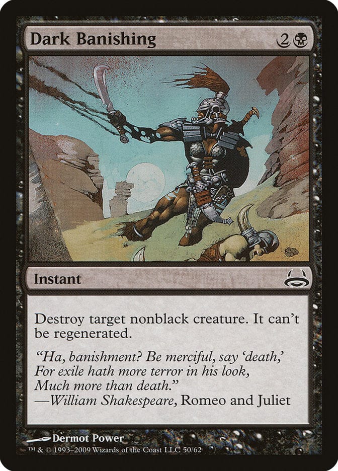 Dark Banishing [Duel Decks: Divine vs. Demonic] Magic: The Gathering