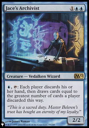 Jace's Archivist [The List] Magic: The Gathering