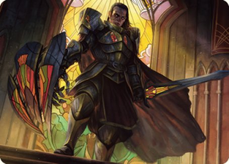 Benalish Sleeper Art Card [Dominaria United Art Series] Magic: The Gathering
