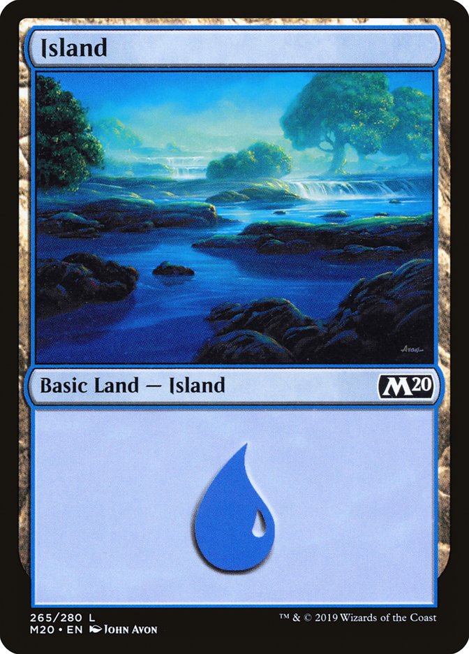 Island (265) [Core Set 2020] Magic: The Gathering