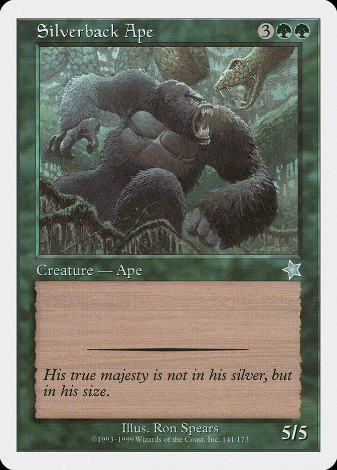 Silverback Ape [Starter 1999] Magic: The Gathering