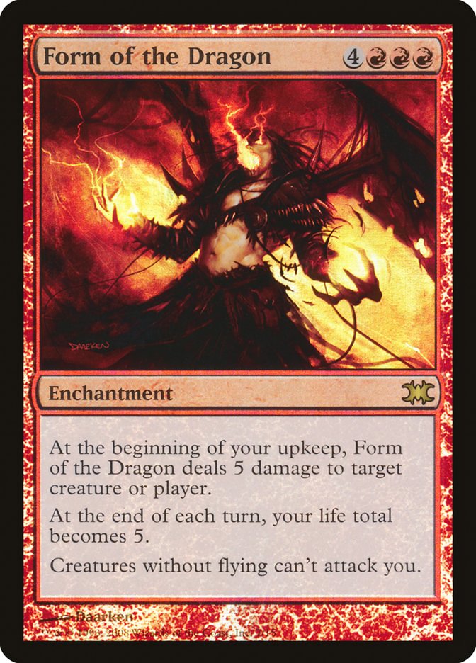 Form of the Dragon [From the Vault: Dragons] Magic: The Gathering