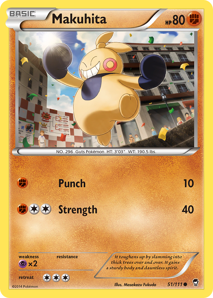 Makuhita (51/111) [XY: Furious Fists] Pokémon