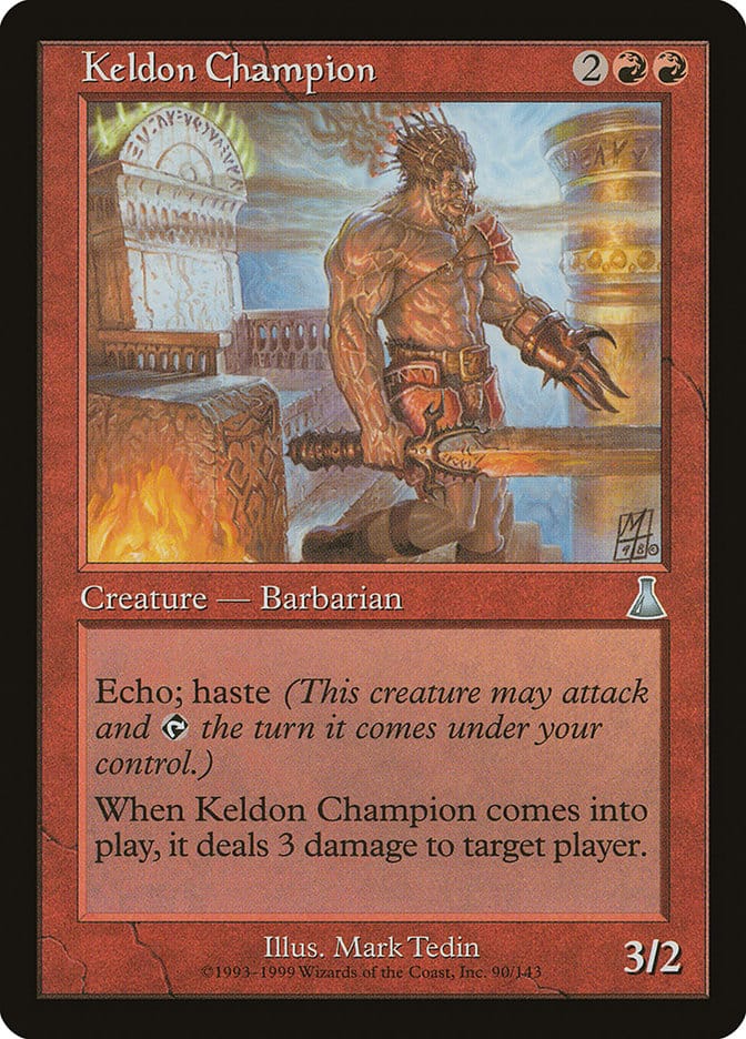 Keldon Champion [Urza's Destiny] Magic: The Gathering