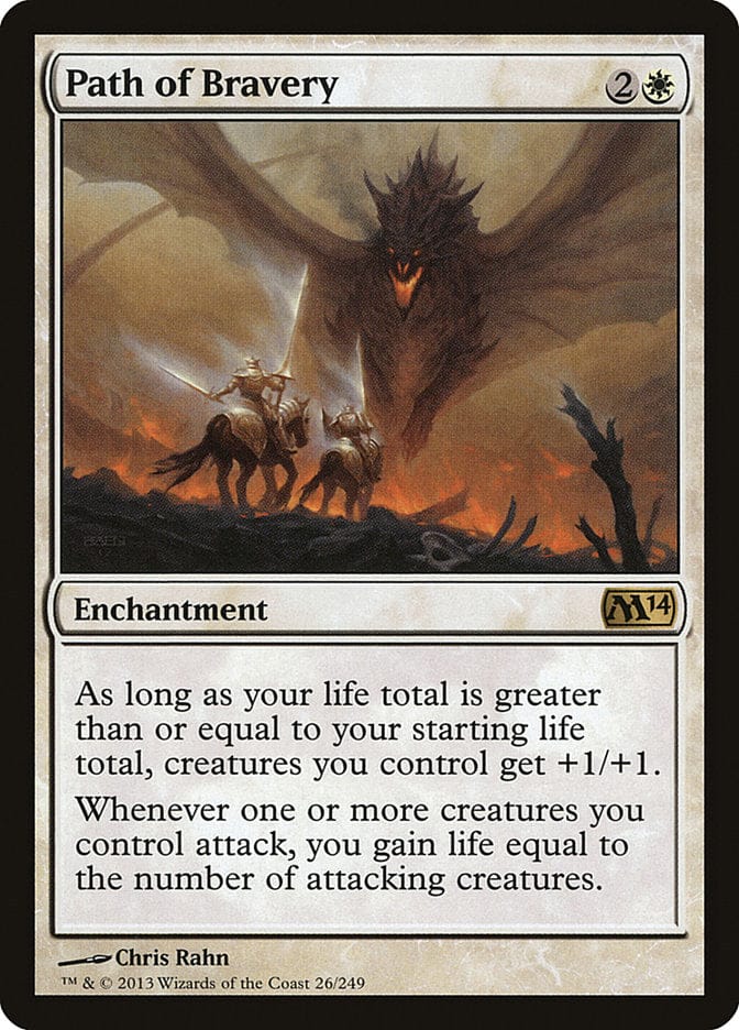 Path of Bravery [Magic 2014] Magic: The Gathering