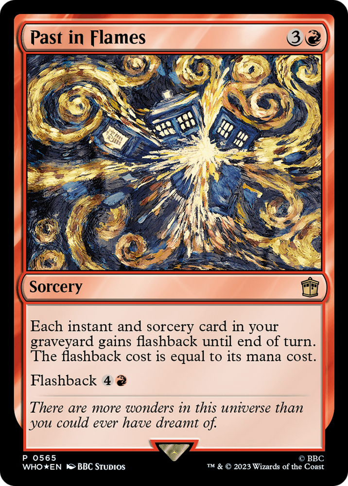 Past in Flames [Doctor Who Promos] Magic: The Gathering