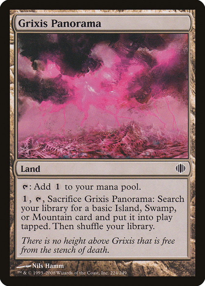 Grixis Panorama [Shards of Alara] Magic: The Gathering