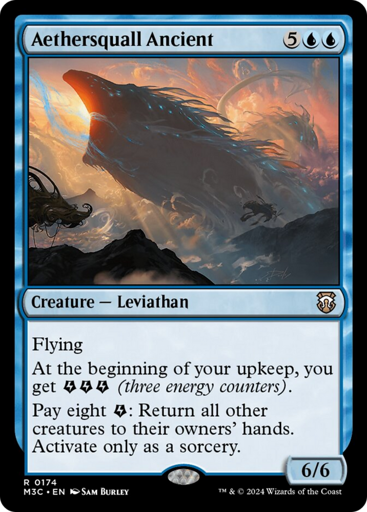 Aethersquall Ancient [Modern Horizons 3 Commander] Magic: The Gathering