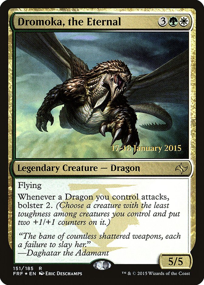Dromoka, the Eternal [Fate Reforged Prerelease Promos] Magic: The Gathering