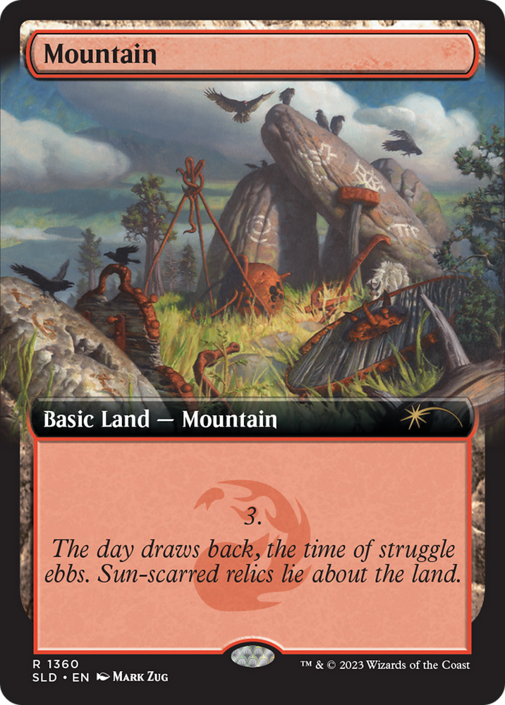 Mountain (1360) [Secret Lair Drop Series] Magic: The Gathering