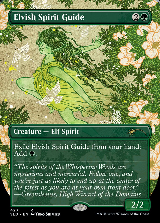 Elvish Spirit Guide (Borderless) [Secret Lair Drop Series] Magic: The Gathering