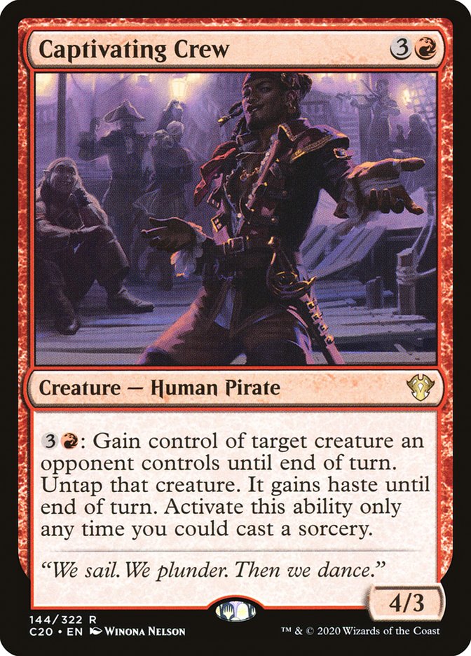 Captivating Crew [Commander 2020] Magic: The Gathering