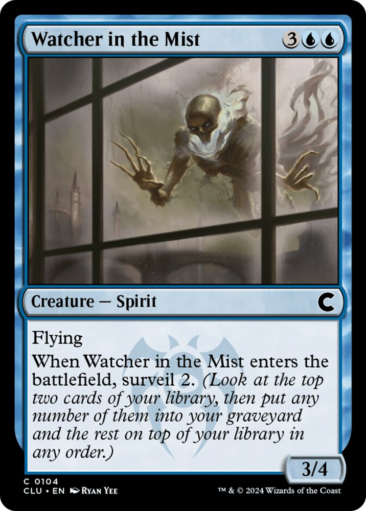 Watcher in the Mist [Ravnica: Clue Edition] Magic: The Gathering