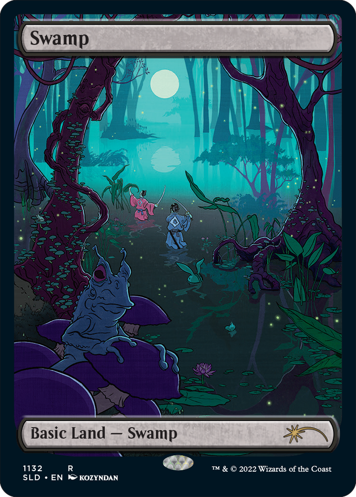 Swamp (1132) (Full-Art) [Secret Lair Drop Series] Magic: The Gathering