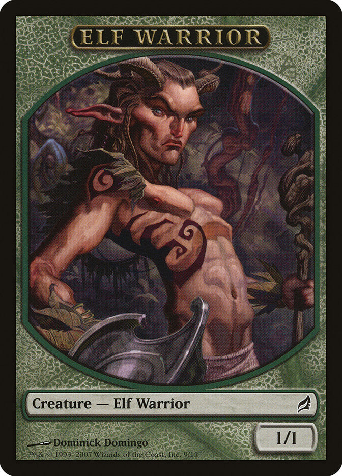 Elf Warrior Token [Lorwyn Tokens] Magic: The Gathering