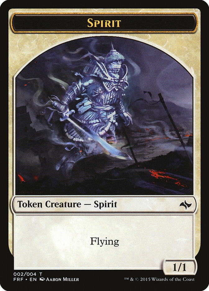 Spirit Token [Fate Reforged Tokens] Magic: The Gathering