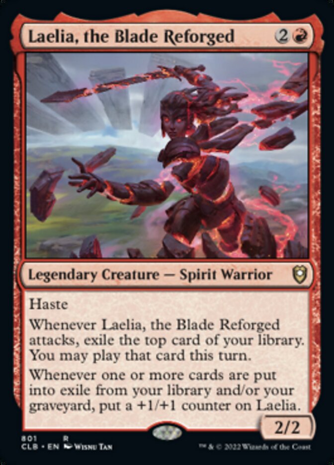 Laelia, the Blade Reforged [Commander Legends: Battle for Baldur's Gate] Magic: The Gathering