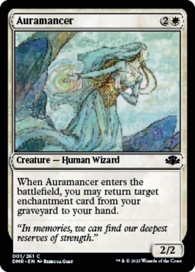 Auramancer [Dominaria Remastered] Magic: The Gathering