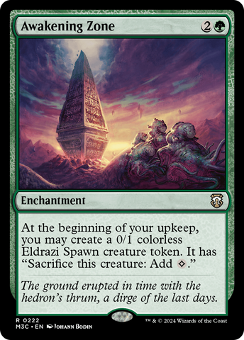 Awakening Zone (Ripple Foil) [Modern Horizons 3 Commander] Magic: The Gathering
