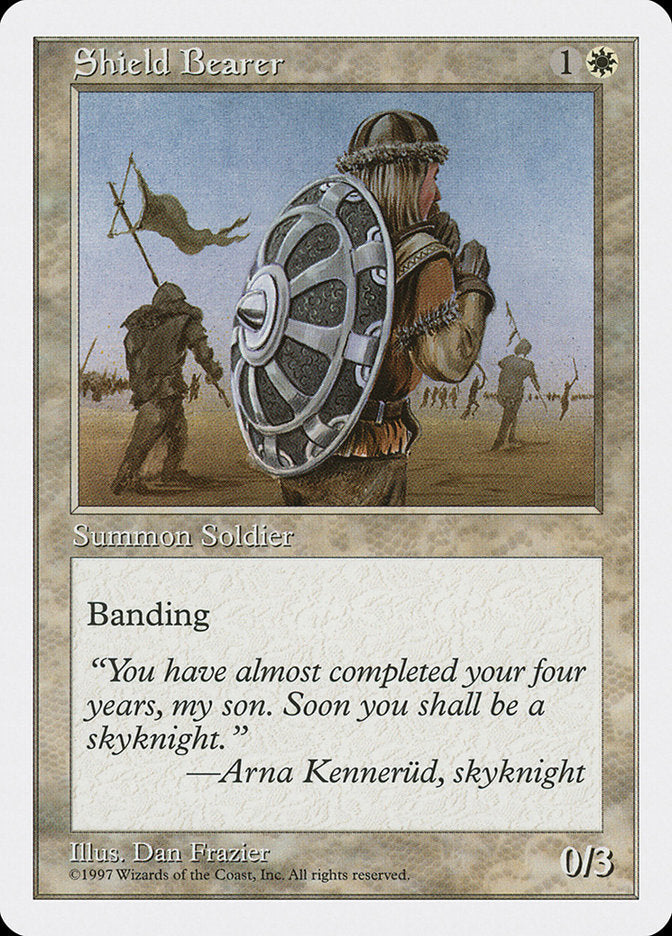 Shield Bearer [Fifth Edition] Magic: The Gathering