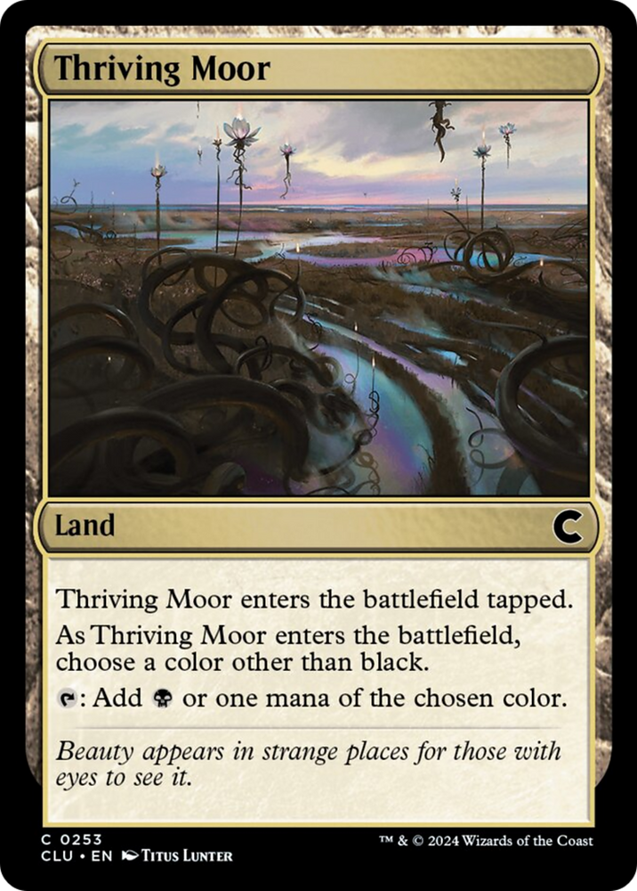 Thriving Moor [Ravnica: Clue Edition] Magic: The Gathering