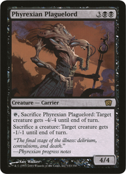 Phyrexian Plaguelord (Oversized) [Eighth Edition Box Topper] Magic: The Gathering