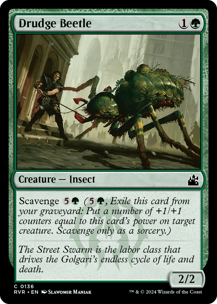 Drudge Beetle [Ravnica Remastered] Magic: The Gathering