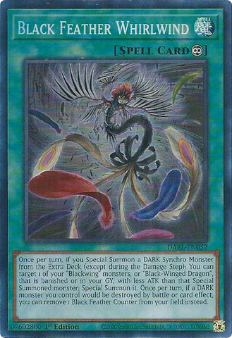 Black Feather Whirlwind [DABL-EN052] Super Rare - Yugioh Cards For Your TCG Needs!