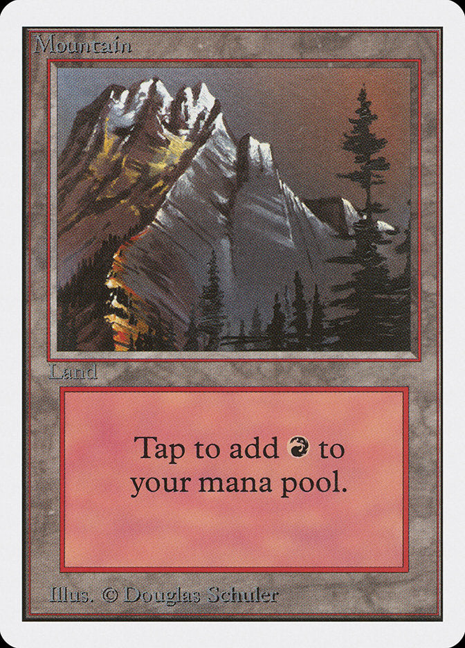 Mountain (297) [Unlimited Edition] Magic: The Gathering