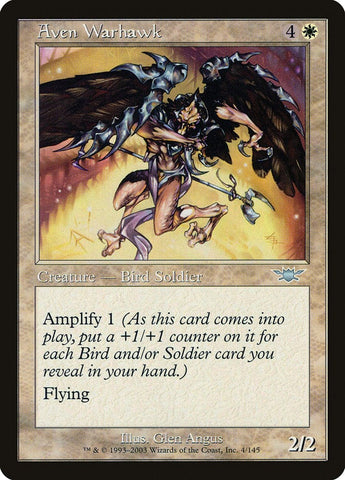 Aven Warhawk [Legions] Magic: The Gathering