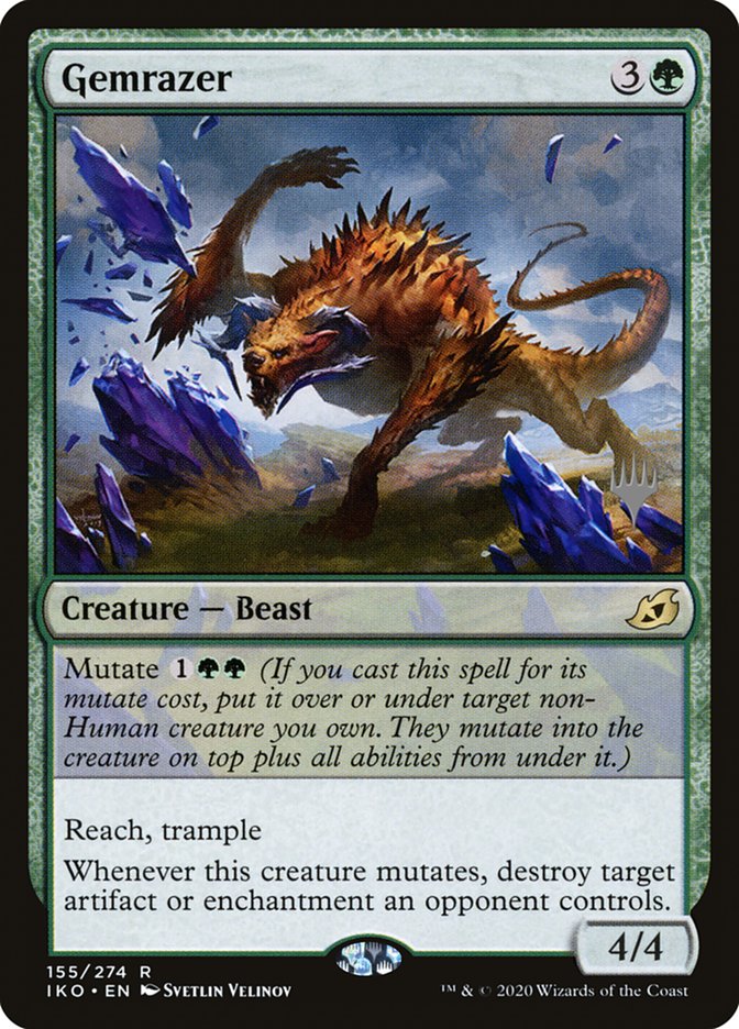 Gemrazer (Promo Pack) [Ikoria: Lair of Behemoths Promos] Magic: The Gathering