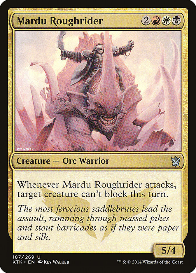Mardu Roughrider [Khans of Tarkir] Magic: The Gathering