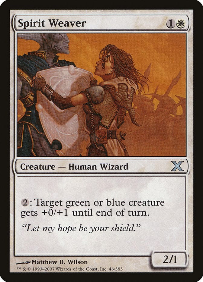 Spirit Weaver [Tenth Edition] Magic: The Gathering