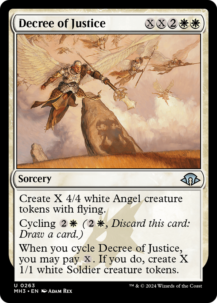 Decree of Justice [Modern Horizons 3] Magic: The Gathering