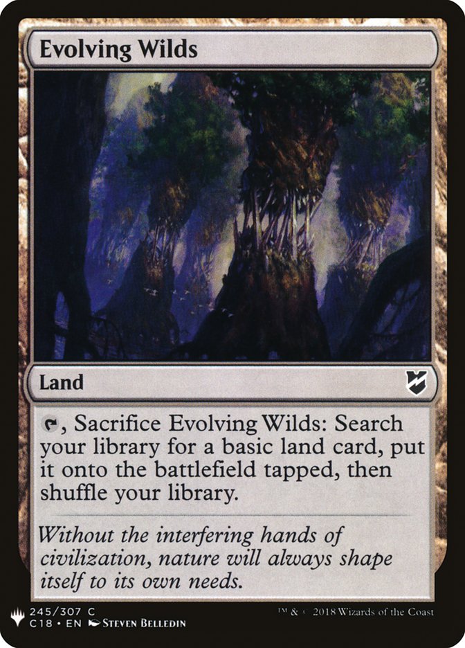 Evolving Wilds [Mystery Booster] Magic: The Gathering