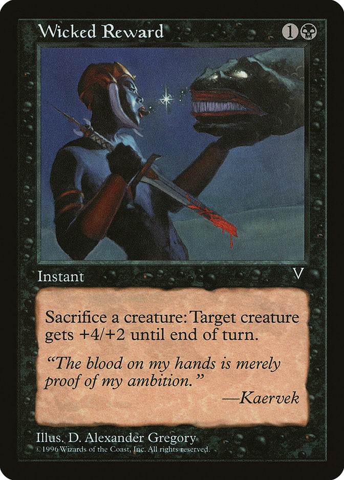 Wicked Reward [Multiverse Gift Box] Magic: The Gathering