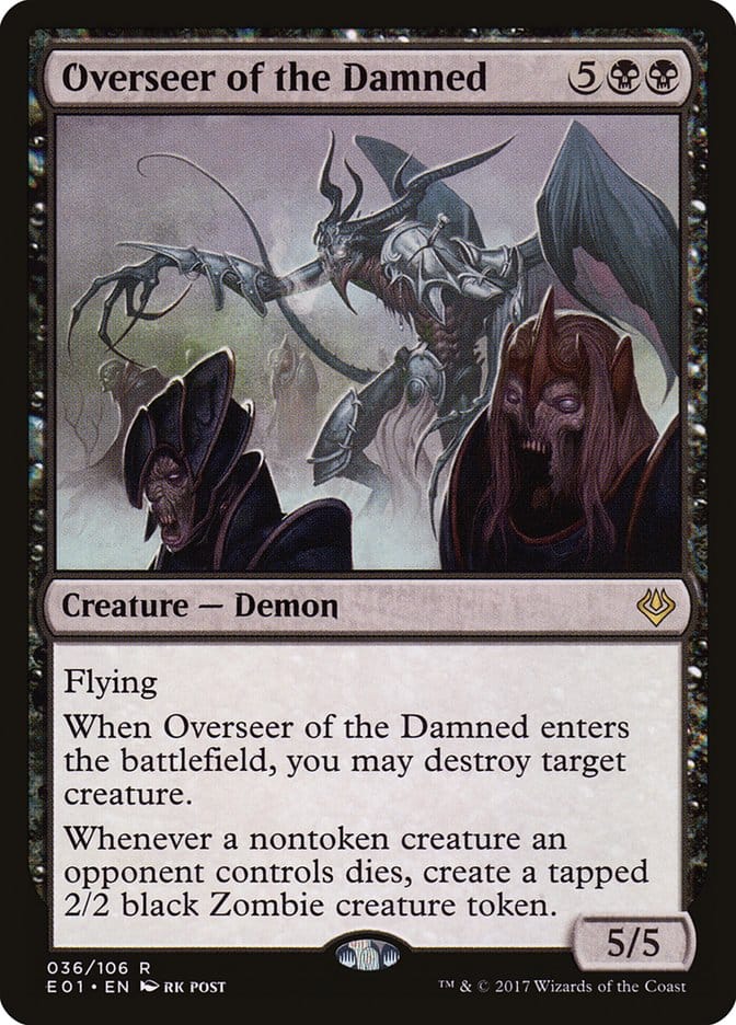Overseer of the Damned [Archenemy: Nicol Bolas] Magic: The Gathering