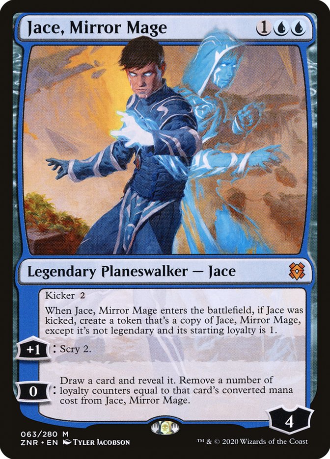 Jace, Mirror Mage [Zendikar Rising] Magic: The Gathering